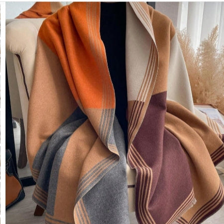 Reversible Cashmere Shawl - ANAKUWAITI STORE