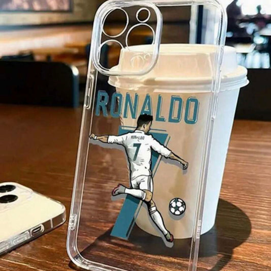 Transparent Perforated Football-Patterned Case for Apple iPhone 7 - ANAKUWAITI STORE