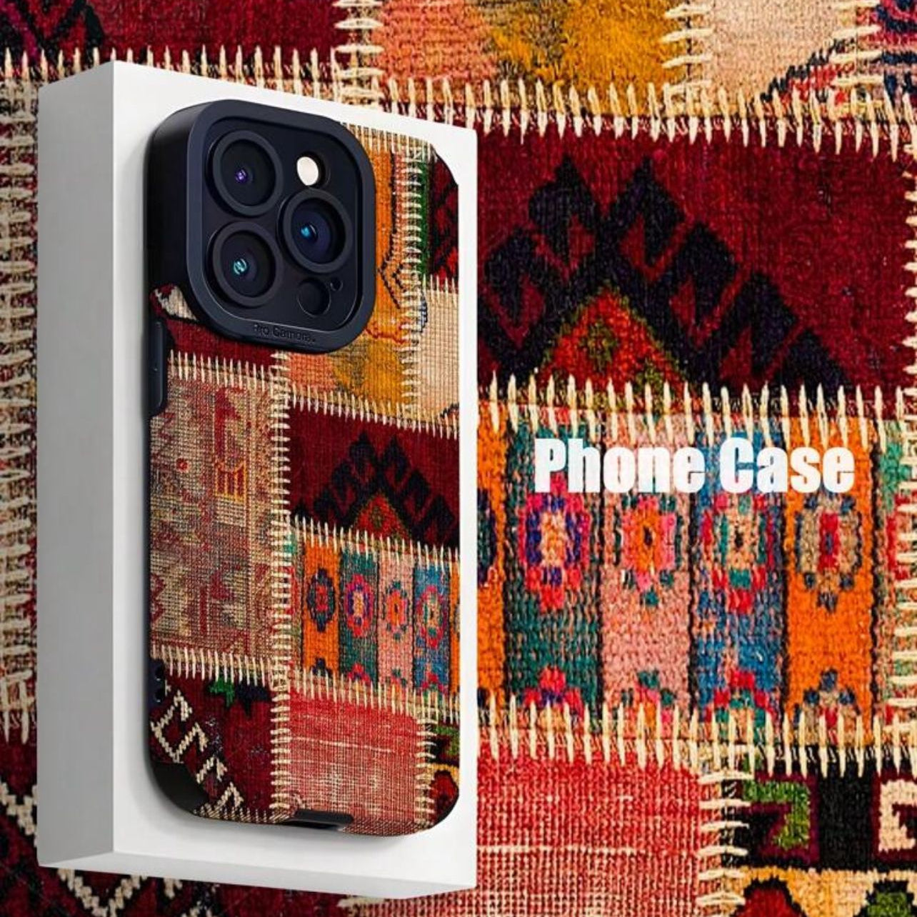 Soft TPU Phone Case with Matte Woven Pattern Compatible with iPhone - ANAKUWAITI STORE