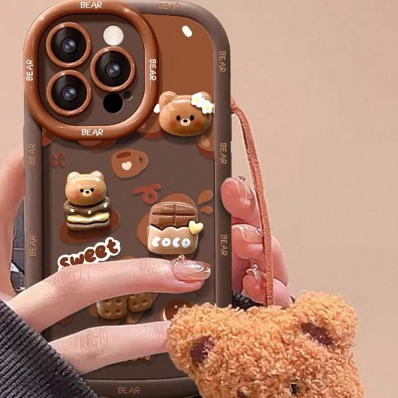 Knitted Cartoon iPhone Case - ANAKUWAITI STORE