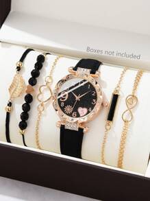 "Red Strap Watch Set" - ANAKUWAITI STORE