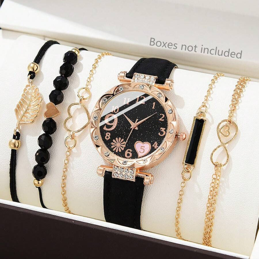 "Red Strap Watch Set" - ANAKUWAITI STORE