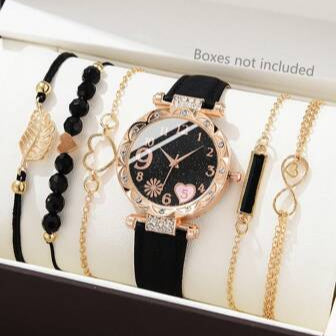 "Red Strap Watch Set" - ANAKUWAITI STORE